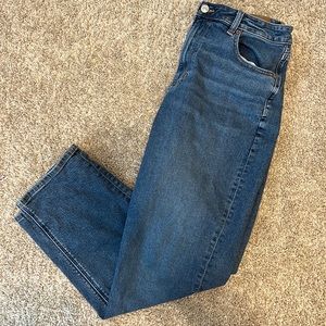 American eagle mom jeans size 12 straight leg